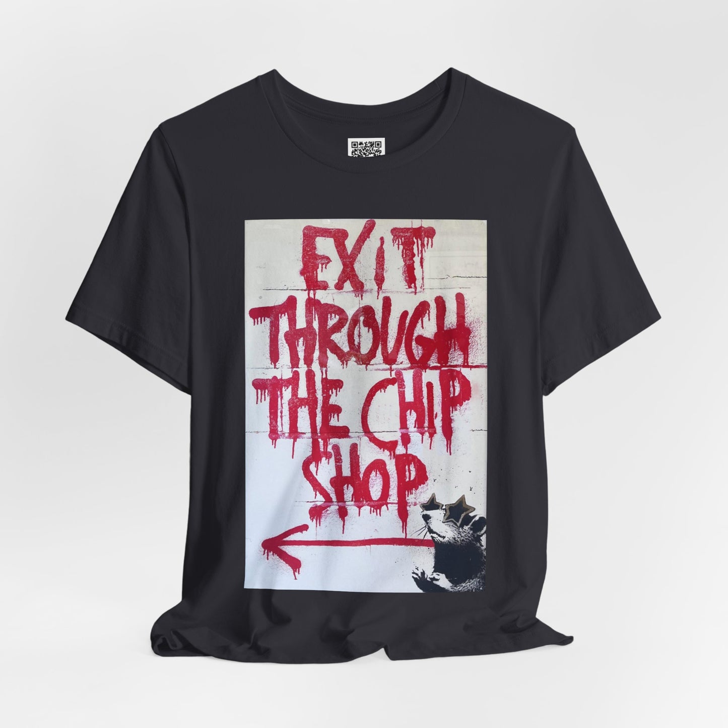 "Exit Through the Chip Shop" T-Shirt – Inspired by Banksy
